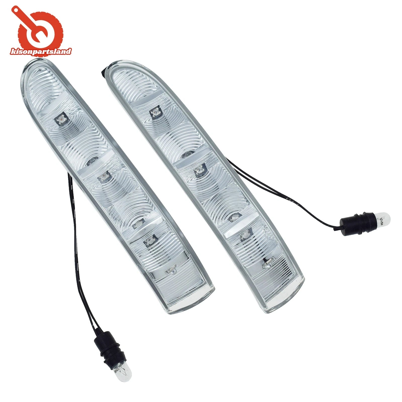 Pair Door Side Mirror Turn Signal Light For Mercedes CL S-Class W220 W215 03-05 6B93BC-57