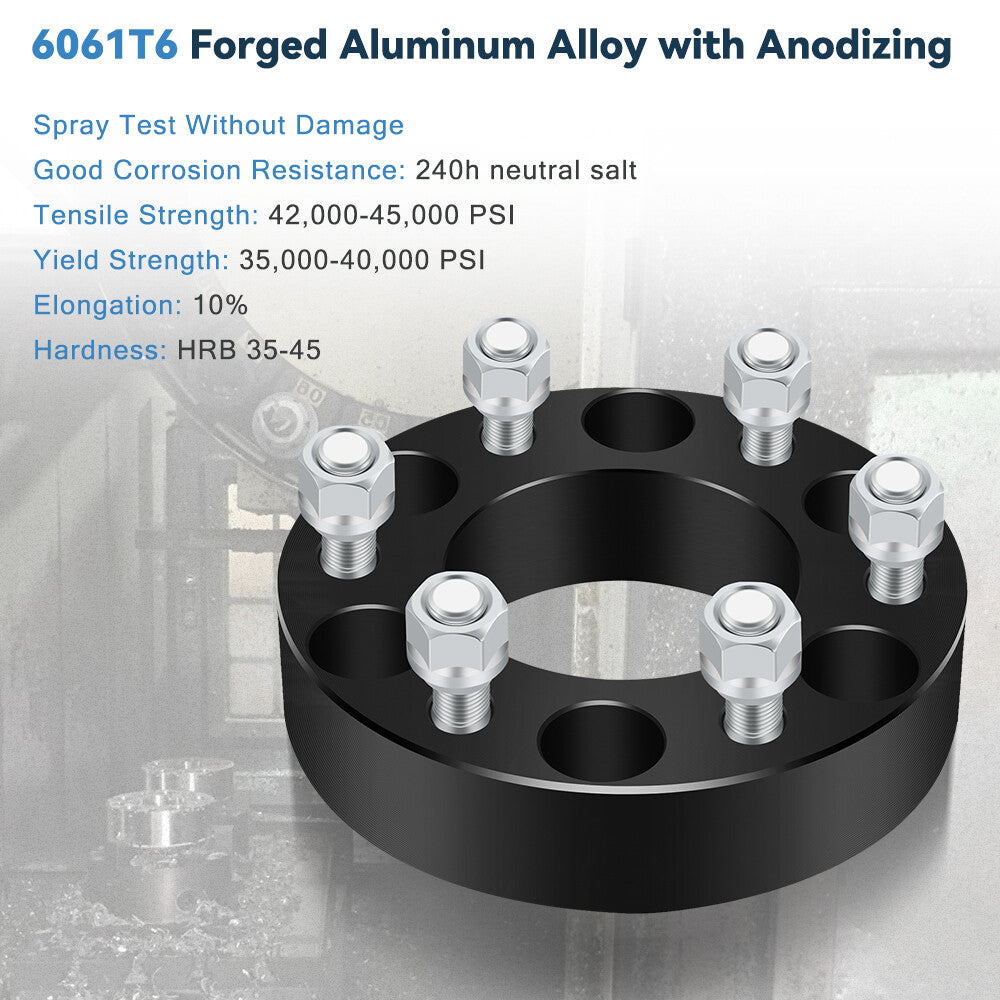 ECCPP 2 Pcs 1.5" 6x135 Wheel Spacers 14x2 For 2004-2014 Ford F150 Expedition ECCPP