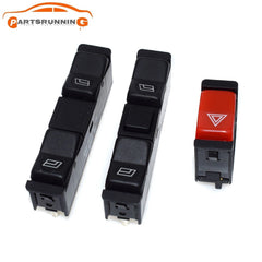 Electric Power Window Switch& Emergency Light Switch For Mercedes W123 W201 W126 6B93BC-57