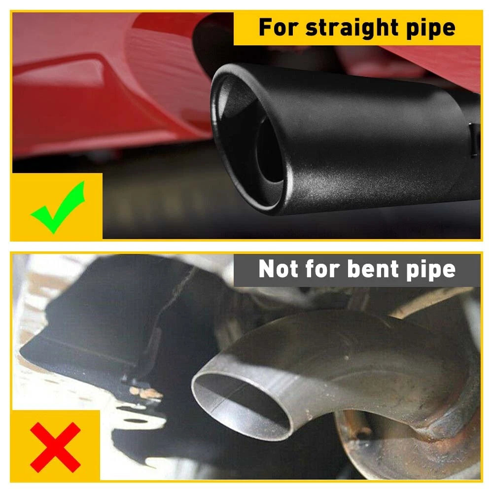 Rear Muffler Exhaust Tail Pipe Tip Cover for Honda 2008-2016 Accord Sedan Steel 6B93BC-57