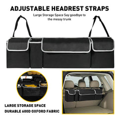Car Trunk Organizer Oxford Interior Accessories Back Seat Storage Bag 4 Pocket A 6B93BC-57