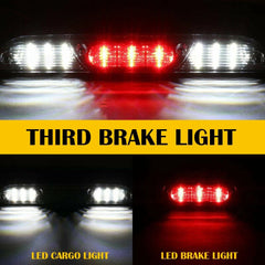 FIT 15-20 Ford F150 LED Black Replacement 3RD Third Brake Cargo Lamp Tail Light 6B93BC-57