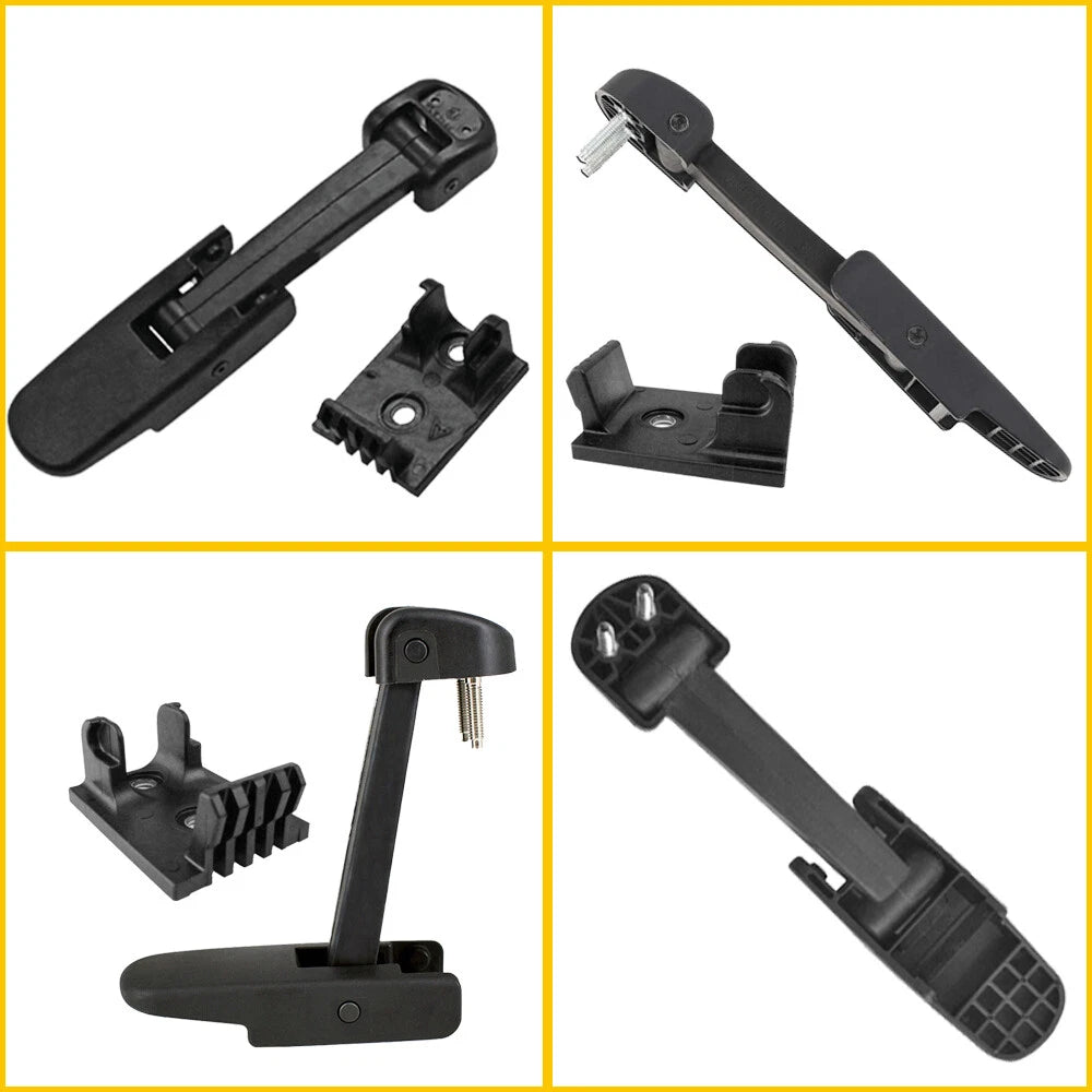 2X Black Hood Latch For 2003-2009 Hummer H2 Chevy Kodiak GMC TopKick 15097841 EA 6B93BC-57