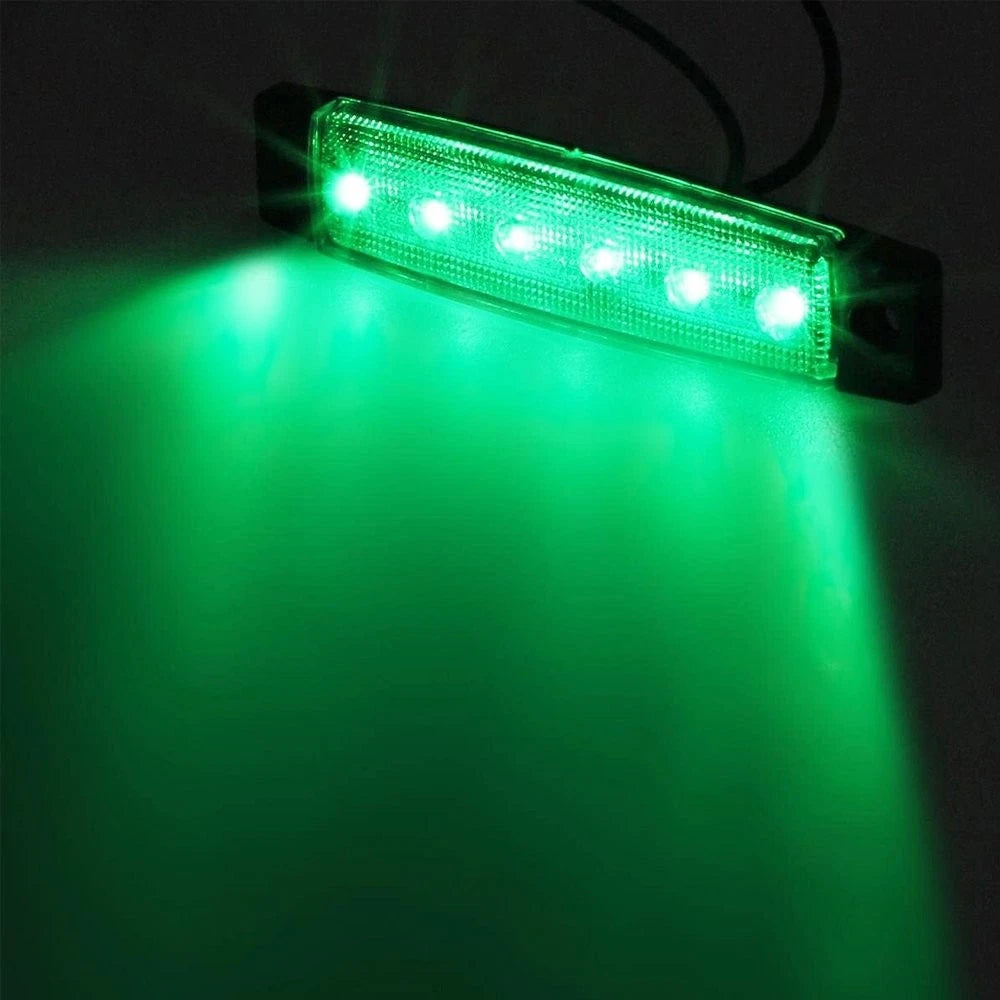 10X Green LED Rock Lights Underbody Light For Jeep Offroad Truck UTV ATV Boat EO 6B93BC-57