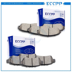 Front + Rear Ceramic Brake Pads For 2005 2006 2007 2008 2009 2010 Honda Odyssey 6B93BC-57