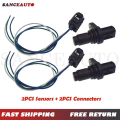 4PCS 9091905060 Camshaft Position Sensor W/ Connector Set For Toyota Lexus Scion 6B93BC-57