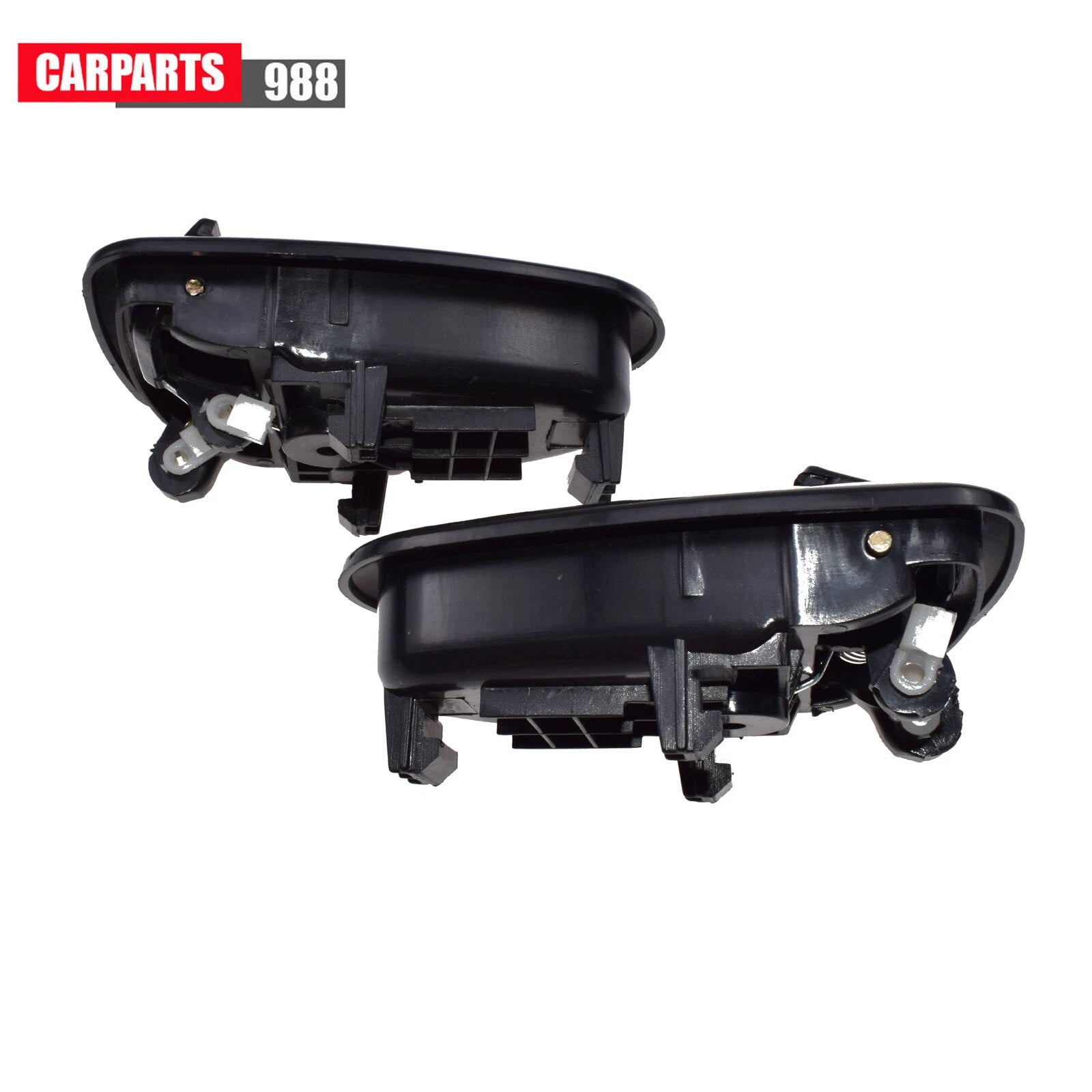 Pair Left Right Black Interior Door Handle For 2000-2006 Hyundai Accent 1.6L 6B93BC-57