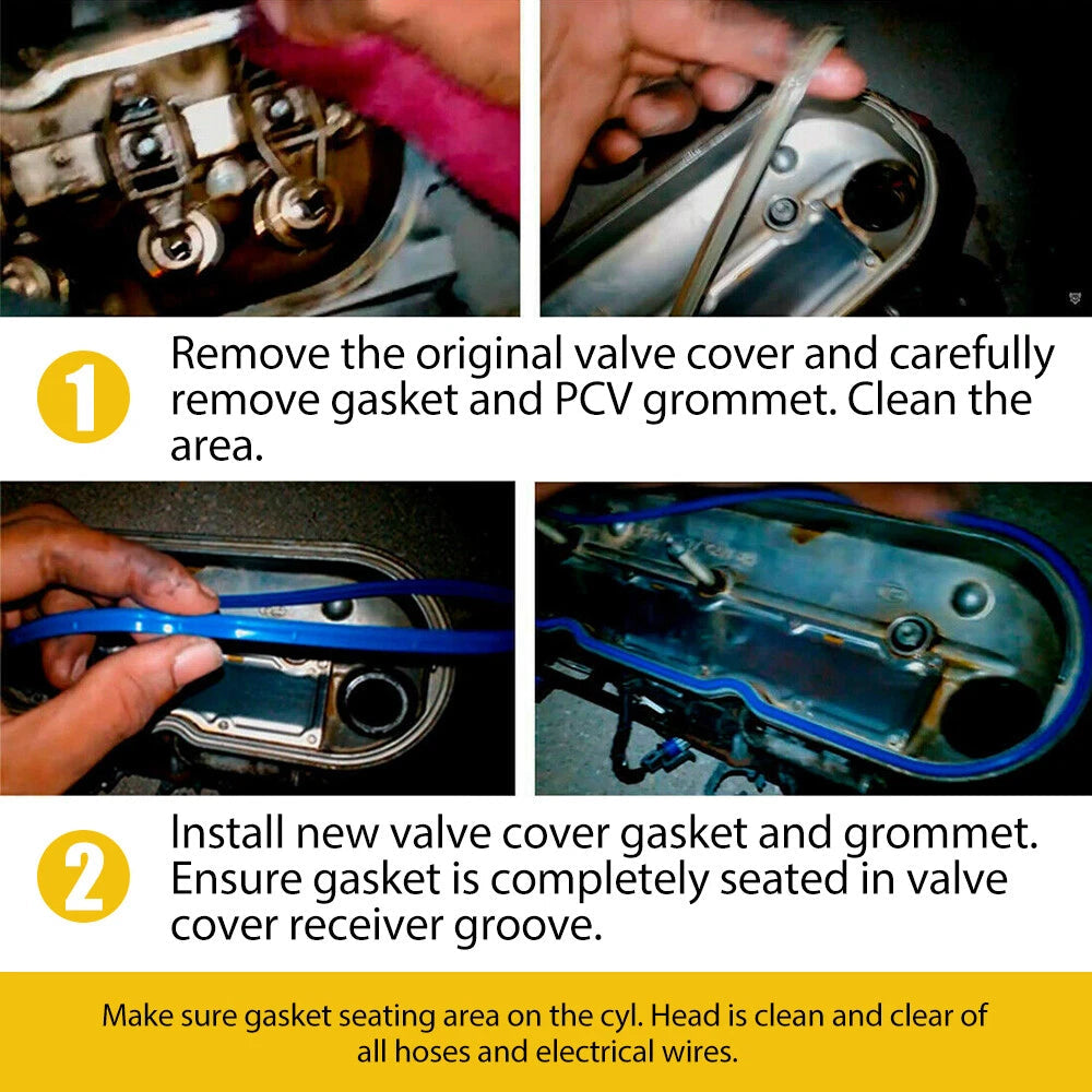 For GM LS 4.8L 5.7L 5.3L 6.0L 6.2L Engine VS50504 R-1 Valve Cover Gasket 6B93BC-57