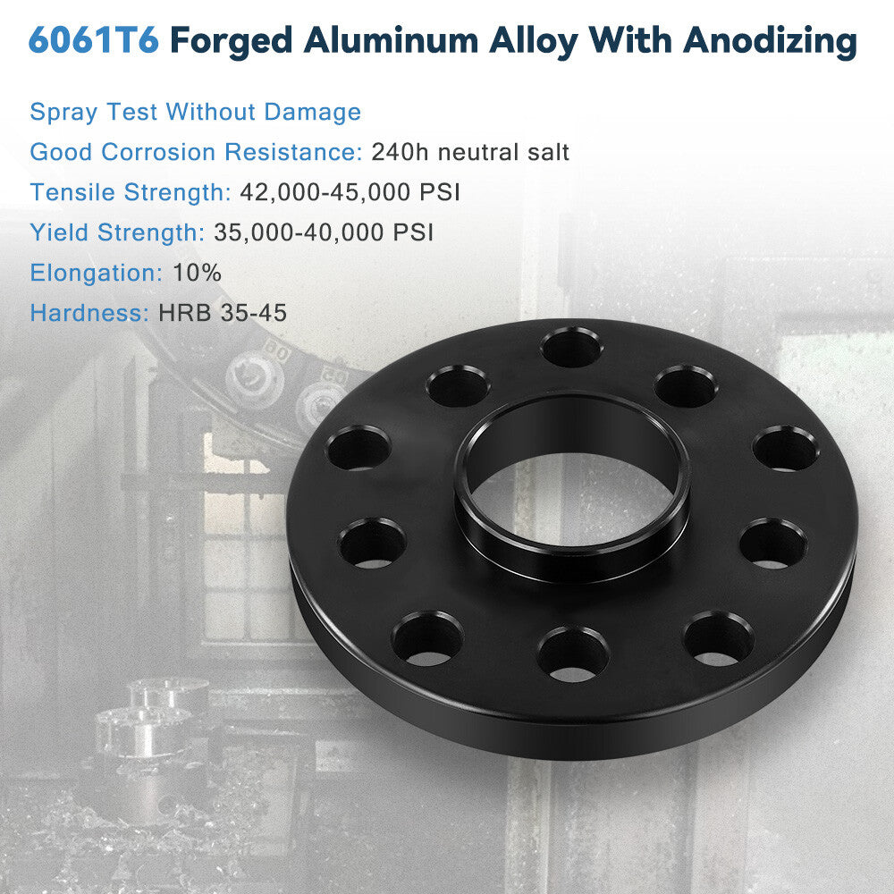4Pcs 15mm 5x100 5x112 Hubcentric Wheel Spacers For Volkswagen Audi A3 TT Quattro KOEEP