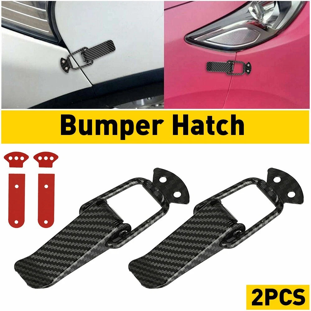 Carbon Fiber Car Bumper Trunk Fender Hatch Lids Quick Release Fastener Decor EOA 6B93BC-57