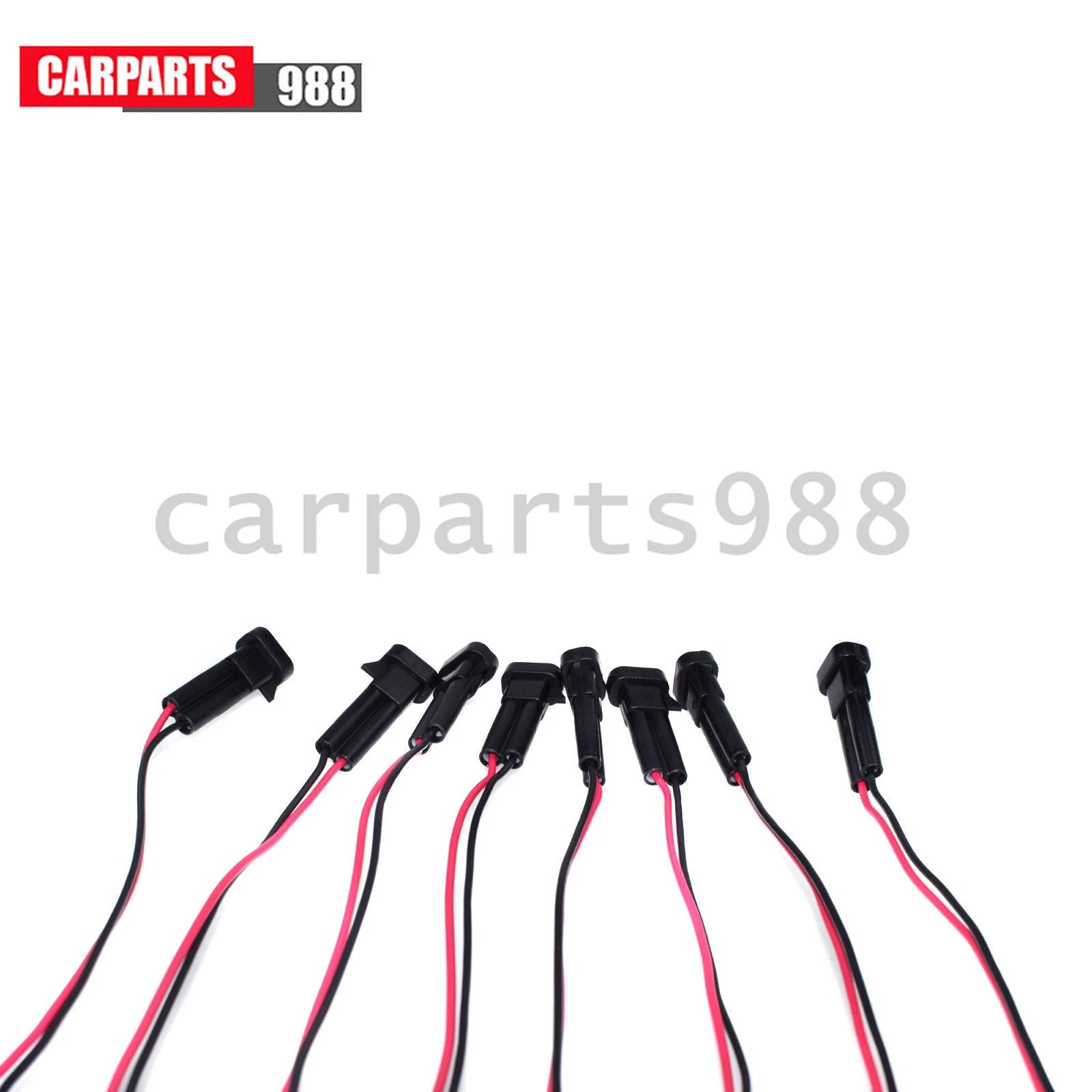 8Pcs LQ4 LQ9 4.8 5.3 6.0 Wire Harness to LS2 LS3 LS7 EV6 Injector Adapters Kit 6B93BC-57