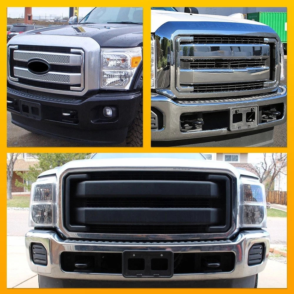 For 2011-2016 Ford F250 F350 Super Duty Front License Plate Tag Bracket Holder A 6B93BC-57