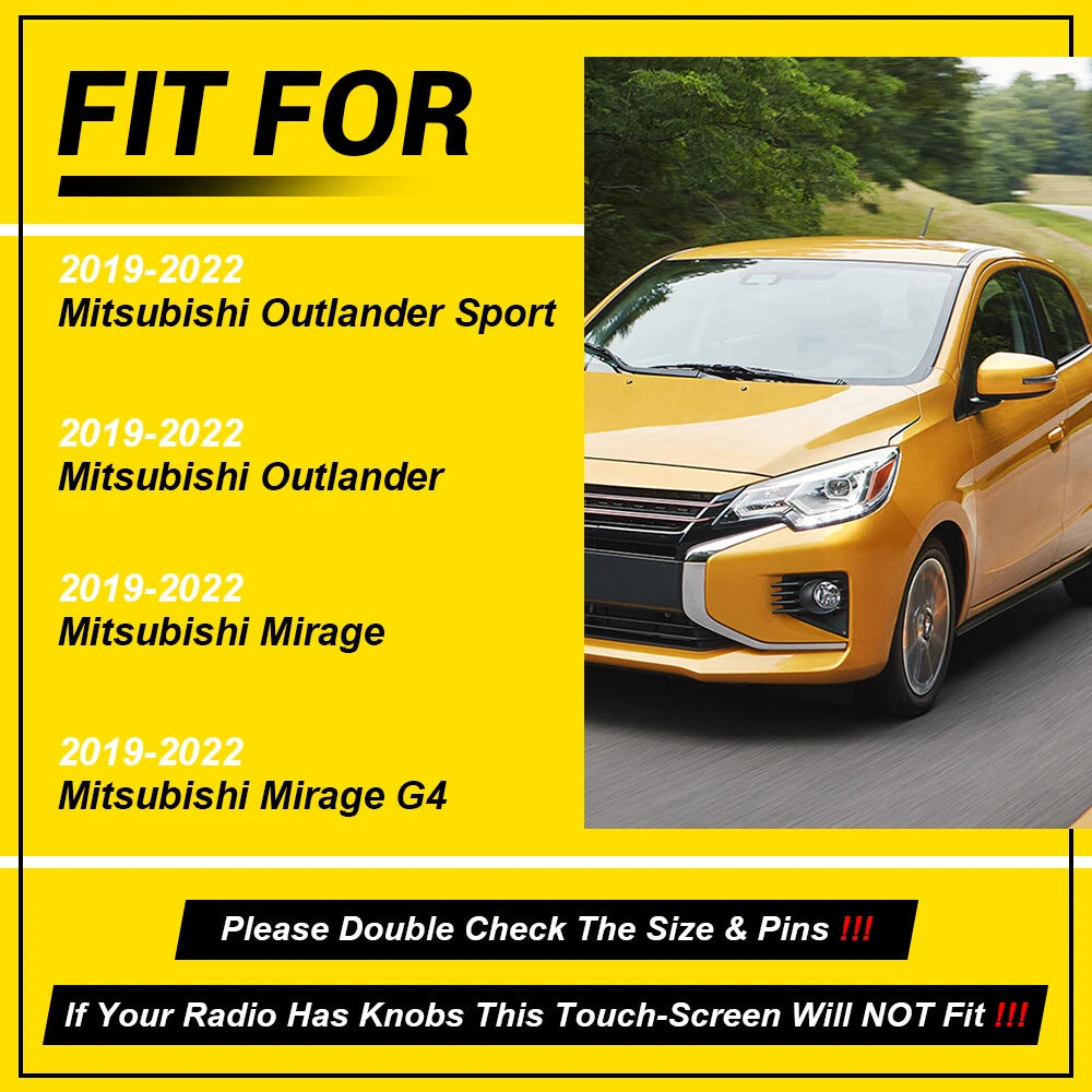 For 2019 20 2021 2022 Mitsubishi Outlander 8" LCD Display Touch Screen RADIO EOA 6B93BC-57