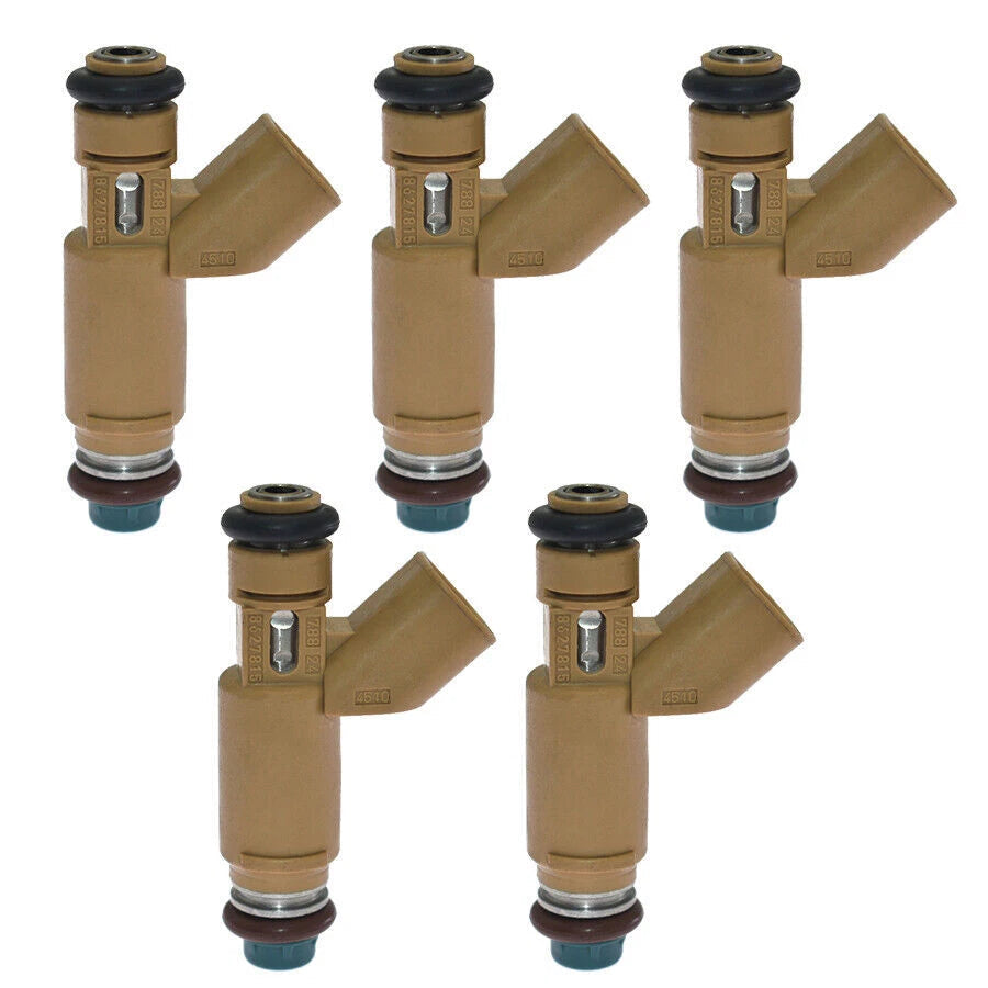 5x Fuel Injectors 8627815 For Volvo C30 S40 V50 2004-2010 2.4L 2.5L FJ1118 6B93BC-57