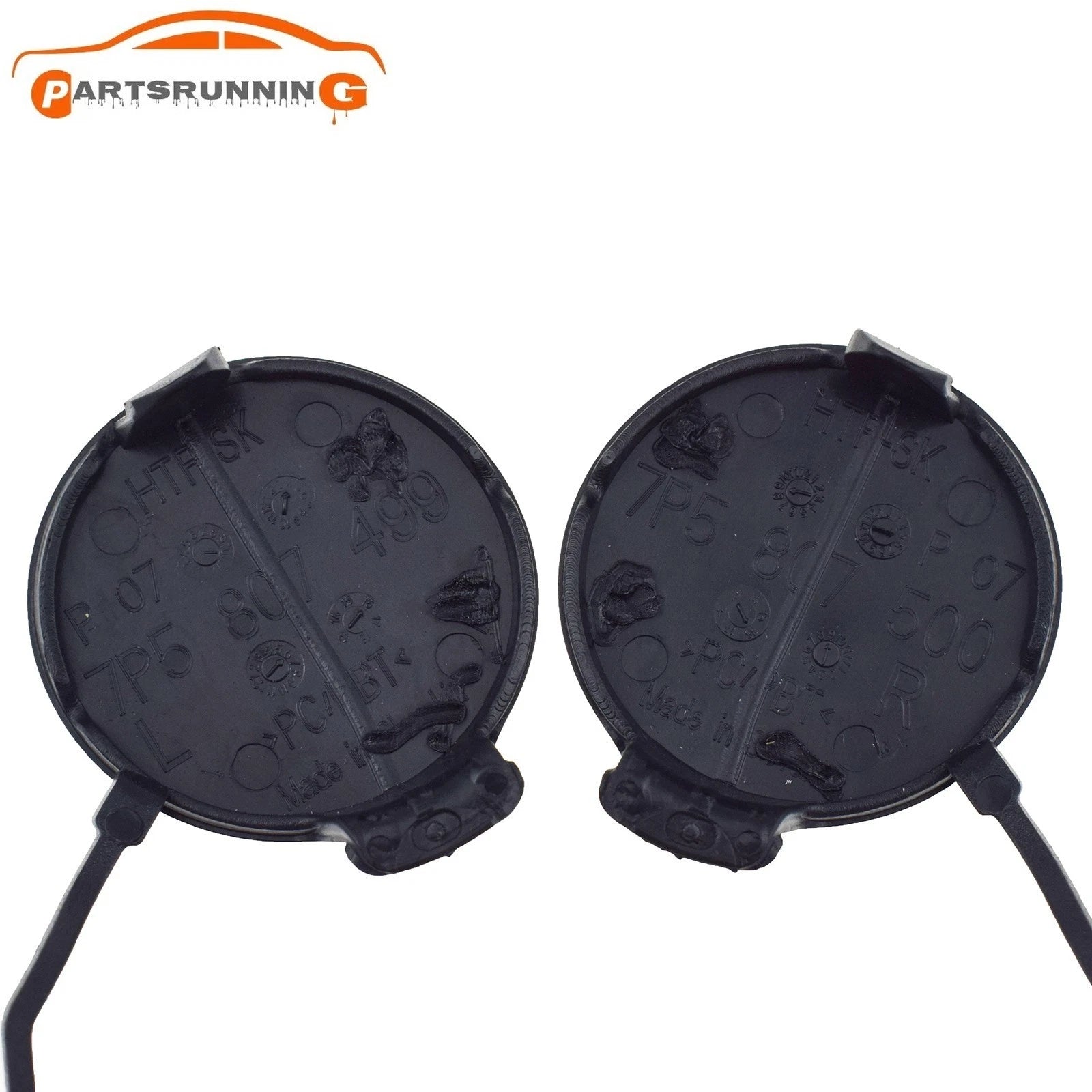 Rear Bumper Left &Right Tow Hook Cover Cap 7P5807499 For Porsche Cayenne 2011-14 6B93BC-57