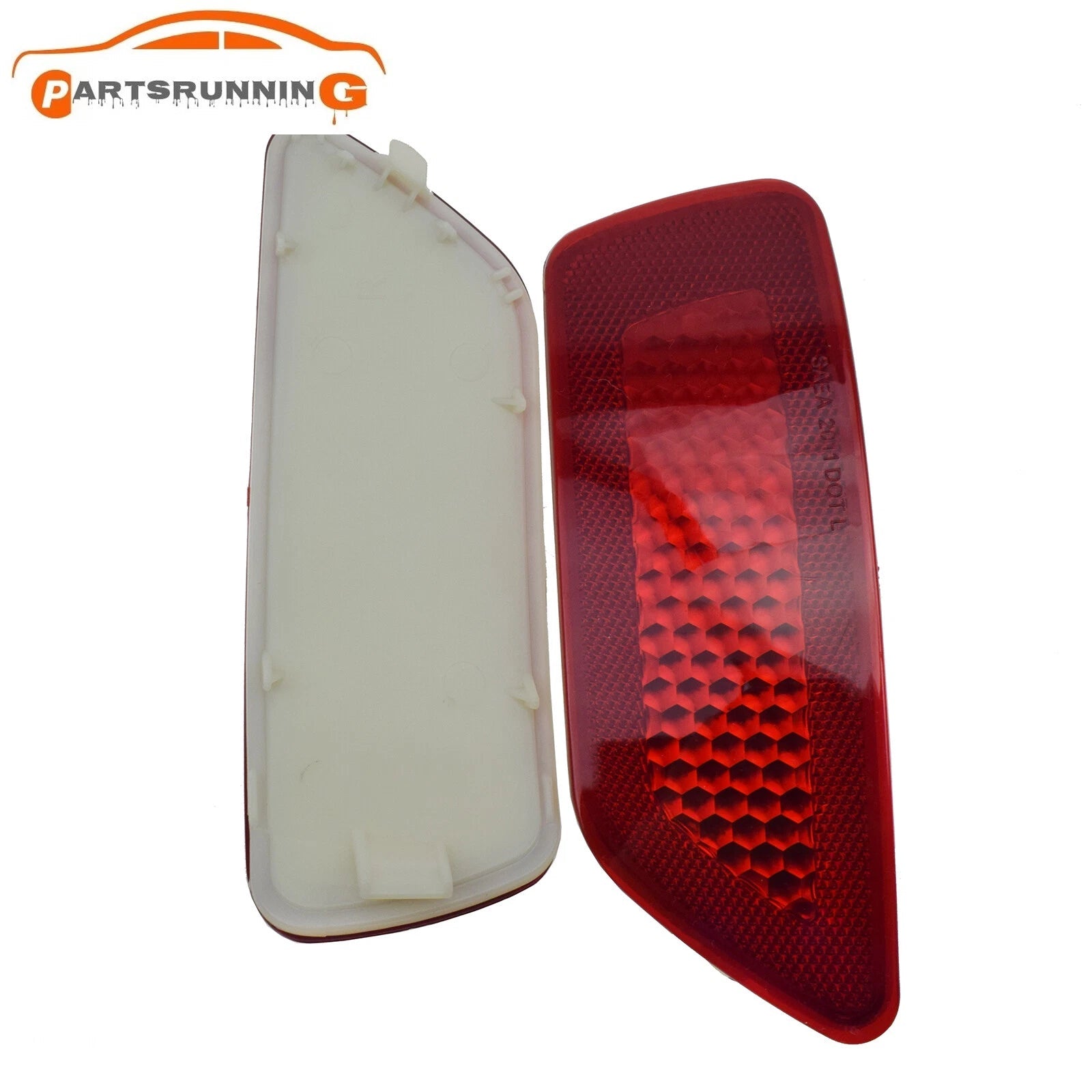 2X Rear Bumper Reflector Light For Jeep Grand Cherokee Compass For Dodge Journey 6B93BC-57