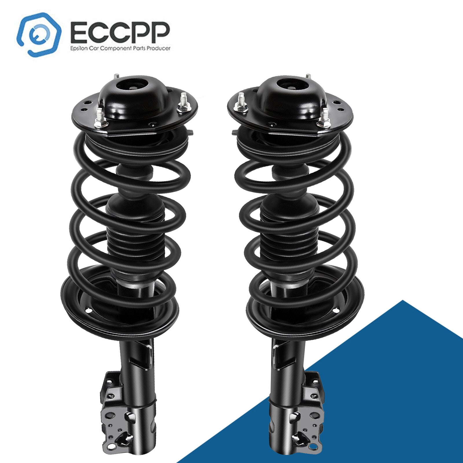 2Pcs For Chevrolet Malibu Pontiac G6 Complete Front Struts with Springs & Mounts 6B93BC-57