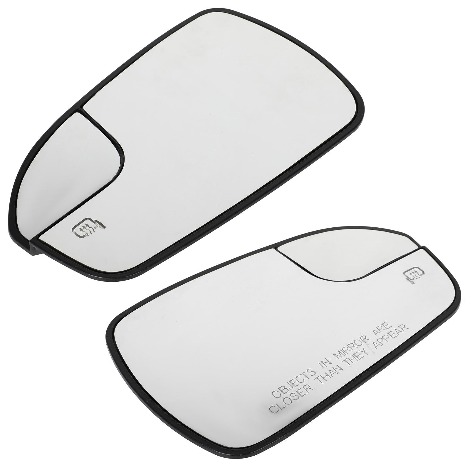 Heated Mirror Glass W/ Plate For 2013-20 Ford Fusion Left & Right Side View KOEEP