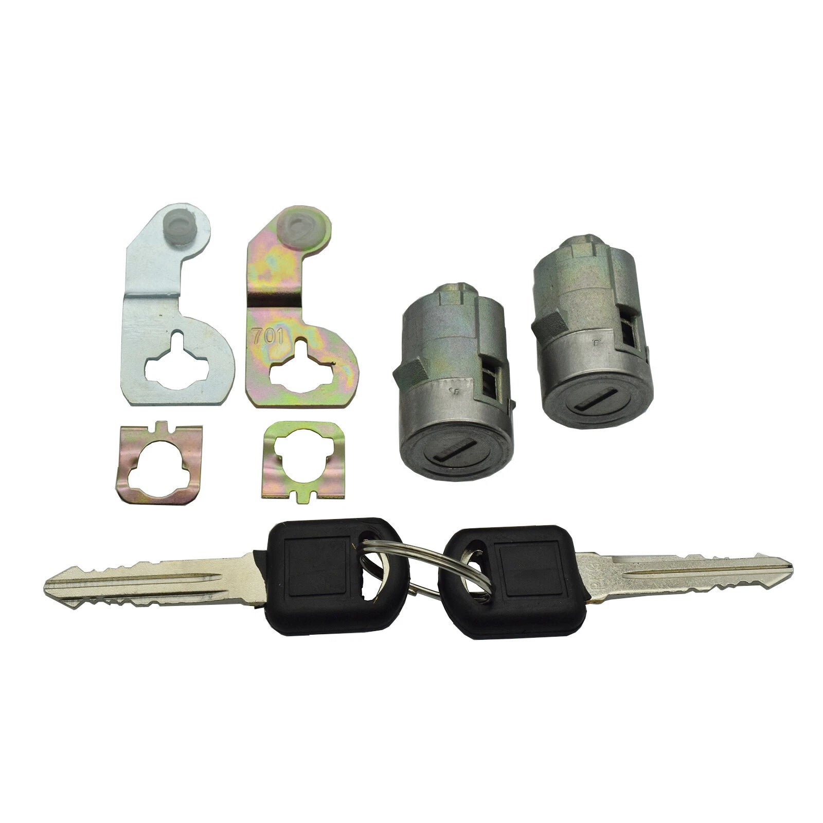 Door Lock Cylinder W/ Keys For GM CHEVY SILVERADO Pontiac Cadillac GMC 15298924 6B93BC-57