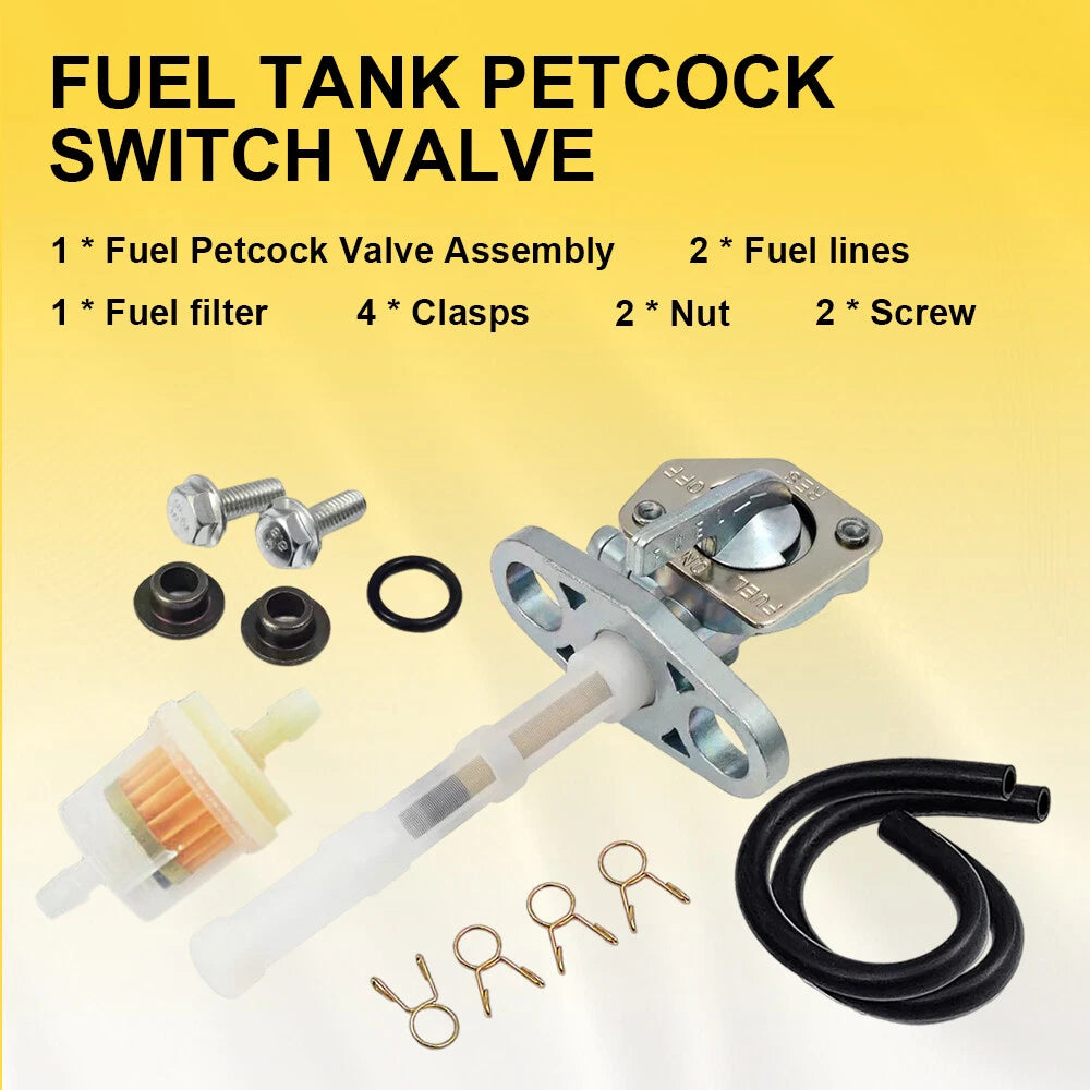Fuel Petcock Valve Gas Oil Fuel Filter For Honda XR/ CRF50 70 80 100 150 F/R EOA 6B93BC-57