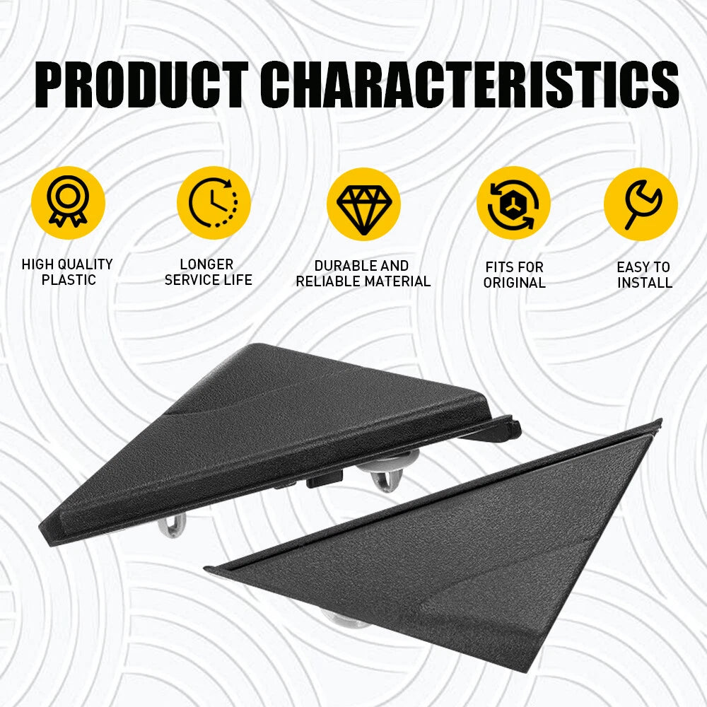 2pcs Side View Mirror Fender Corner Trim Cover For Hyundai Elantra 2017-2020 EOA 6B93BC-57