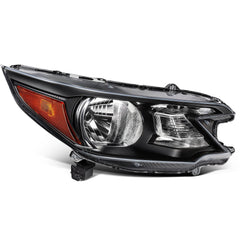 Passenger Right Side Headlight For 2012-2014 Honda CR-V CRV 2.4L Black Amber KOEEP