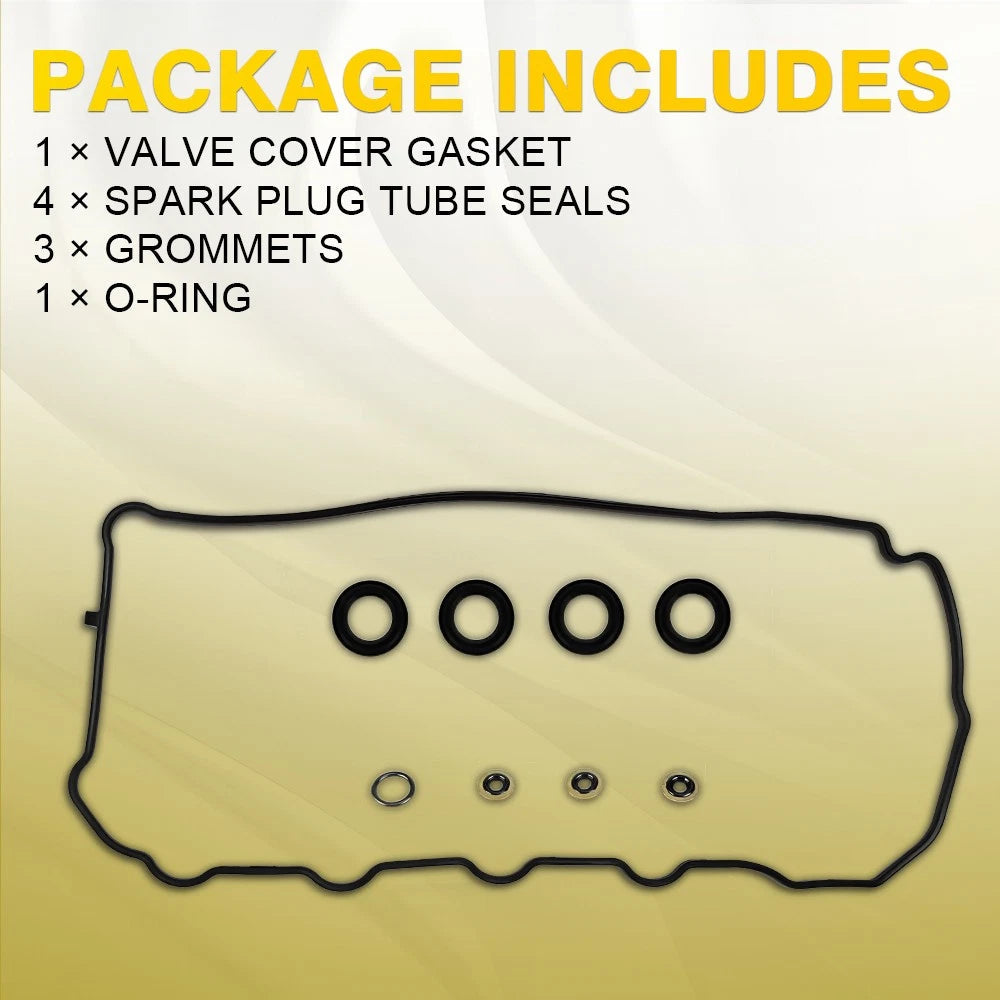Valve Cover Gasket w/ Spark Plug Tube Seal For 2010-17 Toyota Camry Highlander A 6B93BC-57