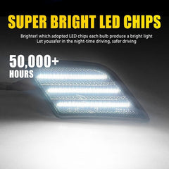 For 2008-2011 Mercedes Benz W204 C300 C350 C63 C-Class Side Marker Lights Lamp A 6B93BC-57