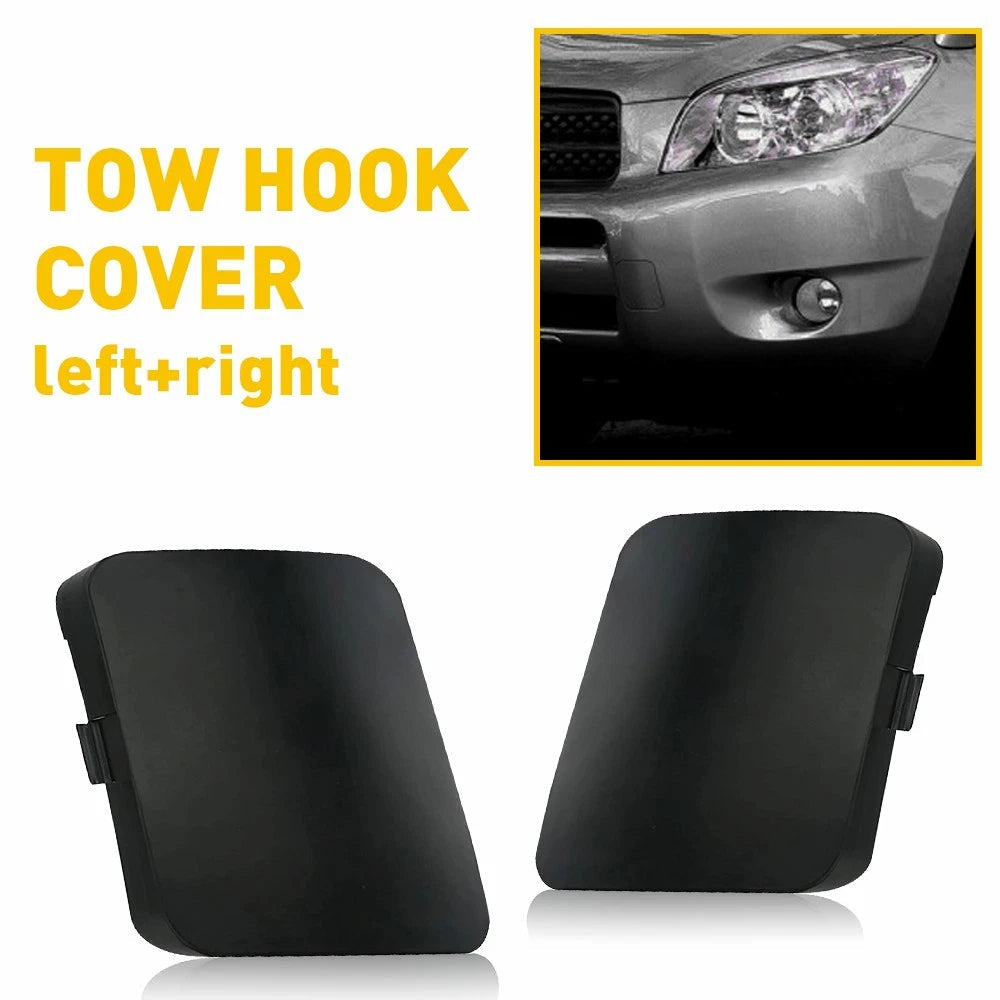 2pcs For Toyota RAV4 2006-2008 Front Bumper Tow Hook Eye Cover Cap Left Right EA 6B93BC-57