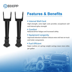 Rear Pair air suspension shock struts For Mercedes W251 R320 R350 R500 w/o ADS 6B93BC-57