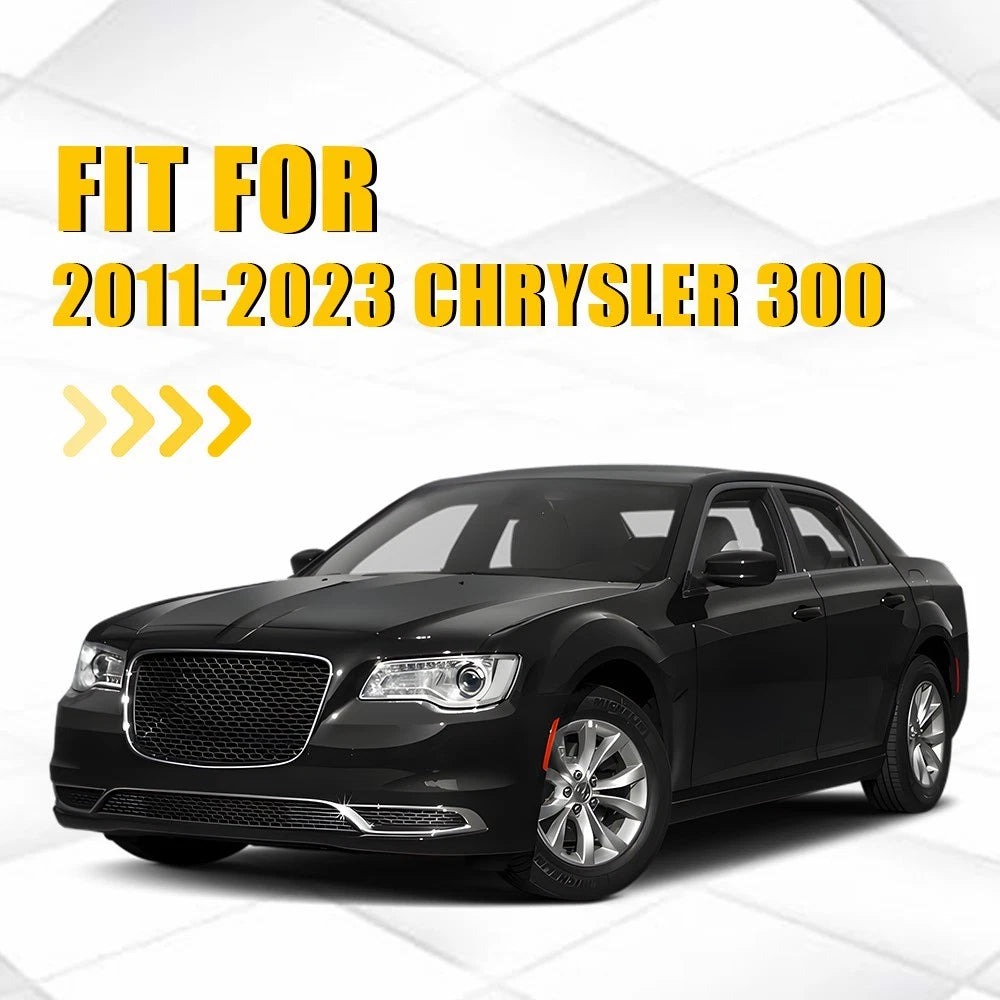 8x Fit 2011 12-2023 Chrysler 300 Side Window Chrome Delete Film Blackout Trim EA 6B93BC-57