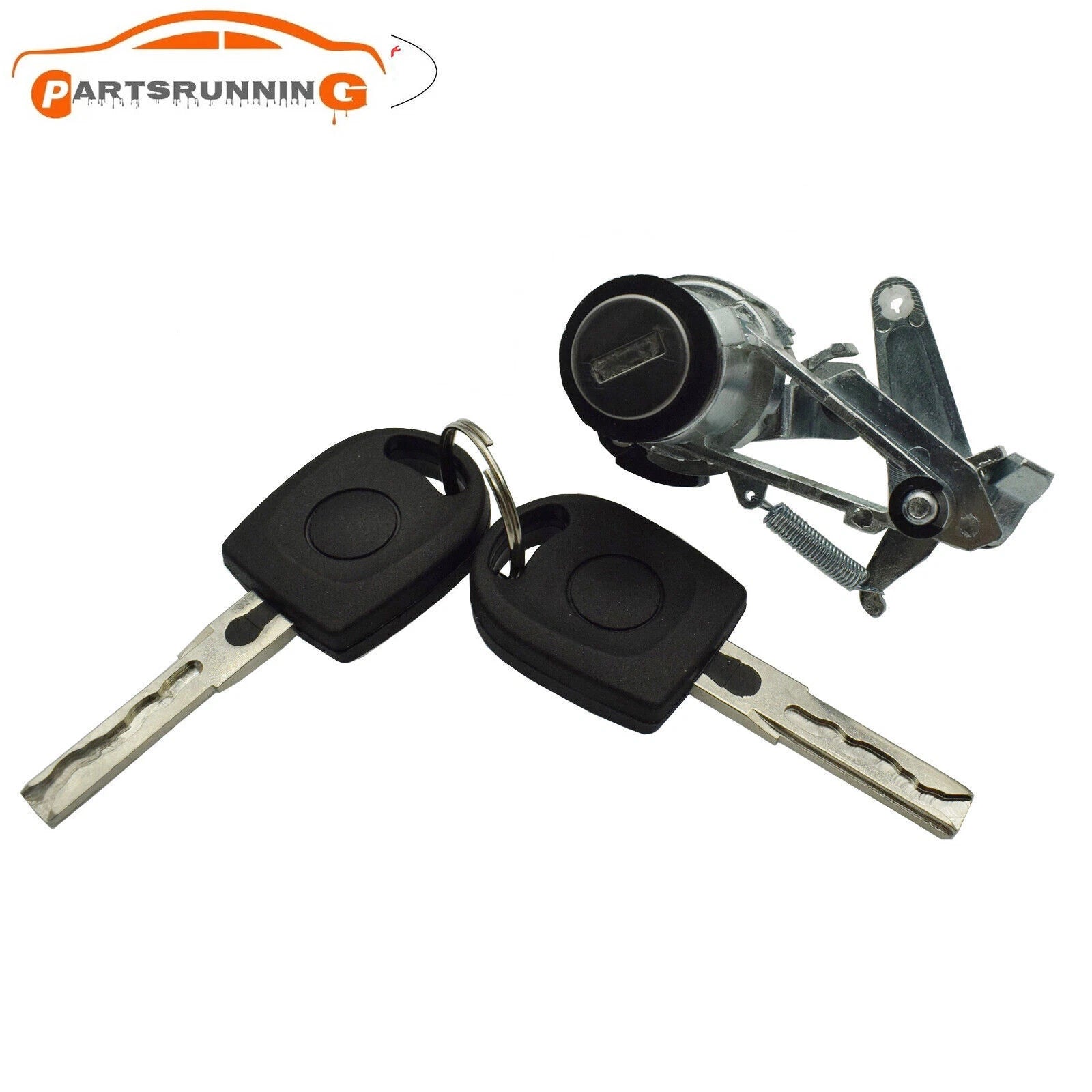 Rear Trunk Lock Cylinder With 2 Keys For VW Golf 4 Lupo Seat Arosa 1J6827297G 6B93BC-57