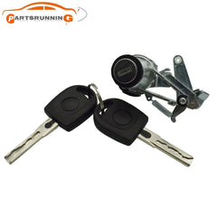 Rear Trunk Lock Cylinder With 2 Keys For VW Golf 4 Lupo Seat Arosa 1J6827297G 6B93BC-57