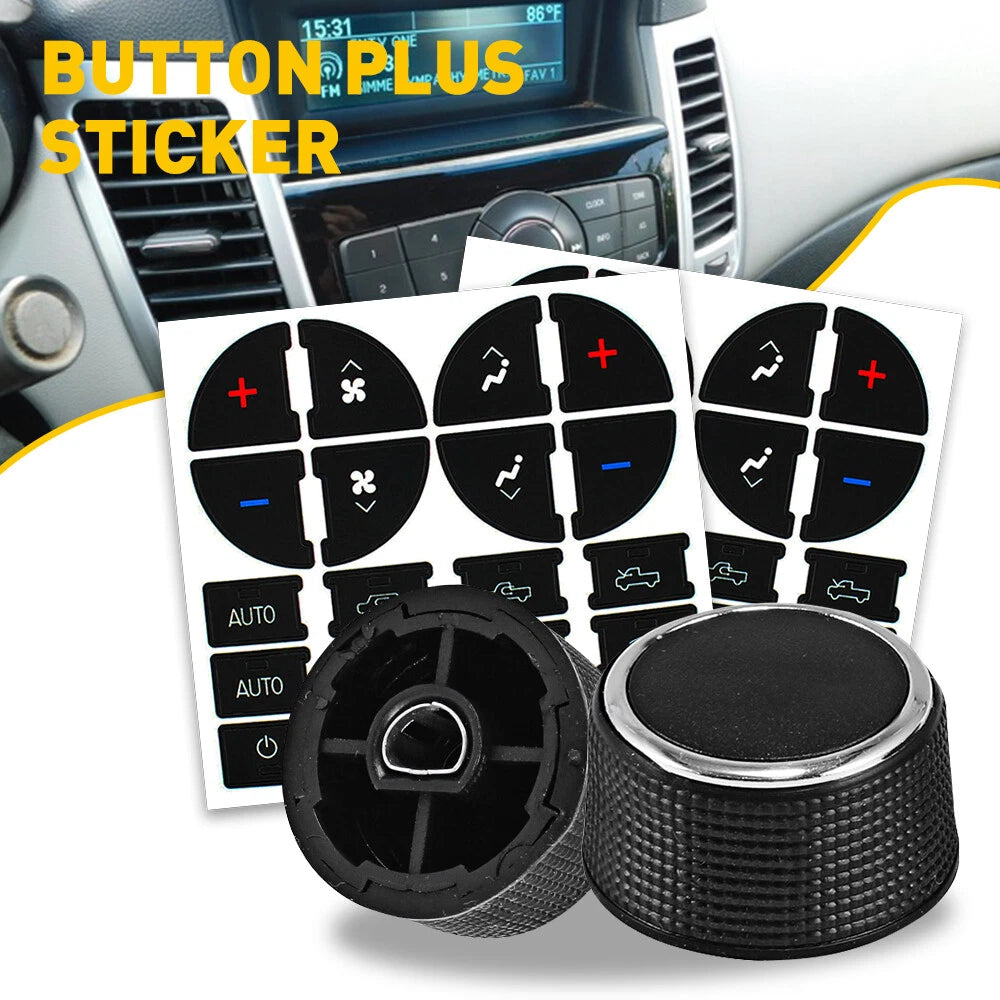 A/C Climate Knobs Audio Control Radio Repair Button Decal Sticker Car Interior A 6B93BC-57