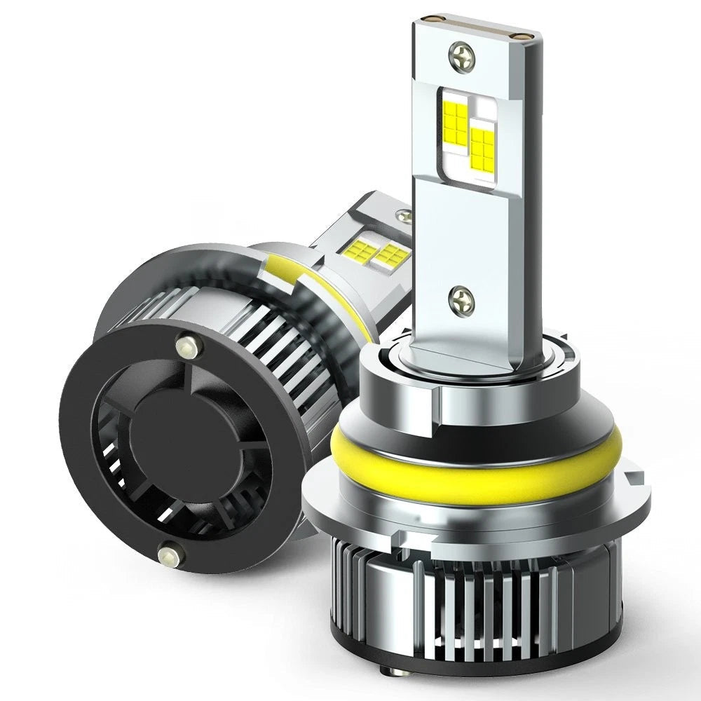 CANBUS 9007 HB5 LED Headlight Super Bright Bulbs Kit White 24000LM High/Low Beam 6B93BC-57