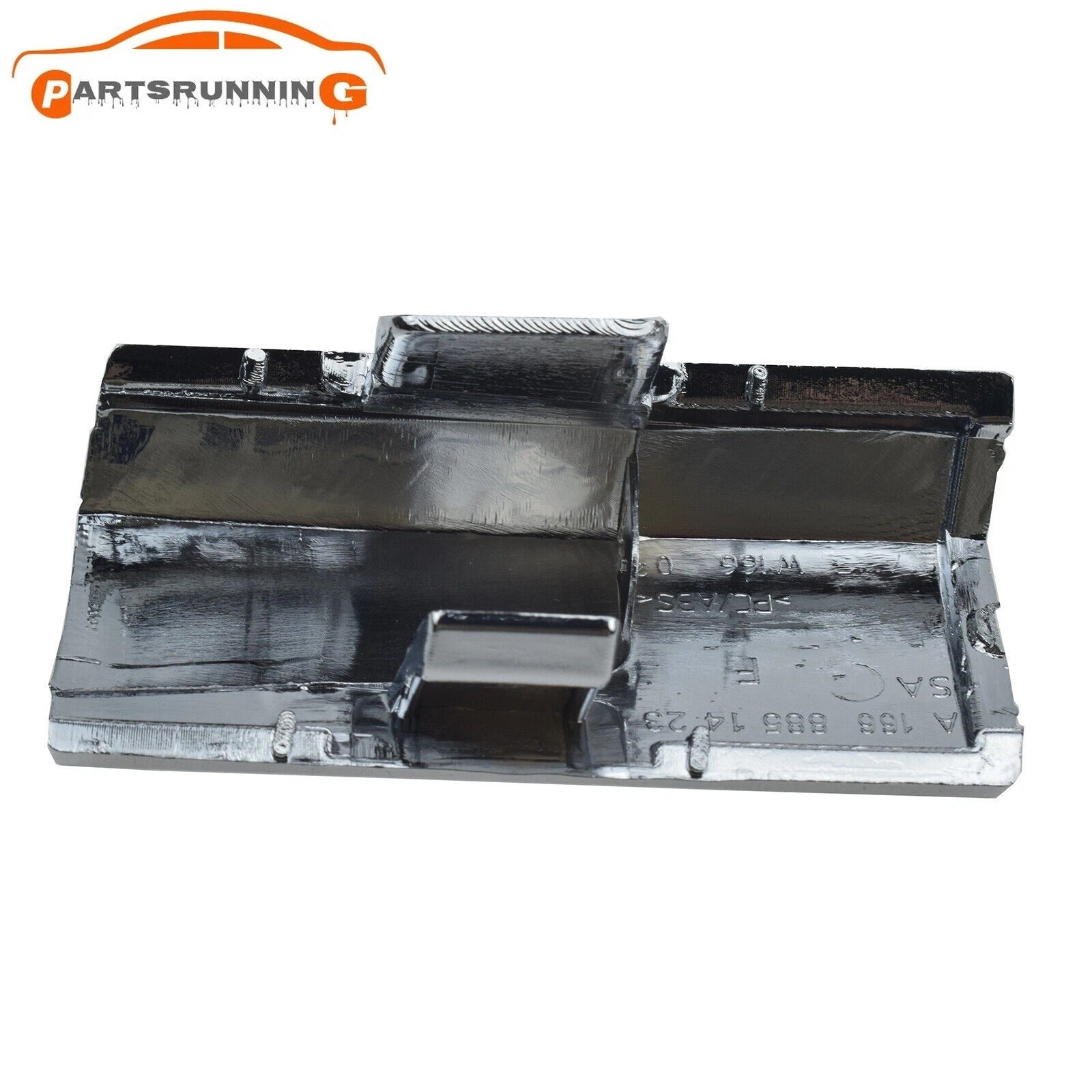 Rear Bumper Tow Hook Cover Chrome For 2012-2015 Mercedes-Benz ML350 166 885 8825 6B93BC-57