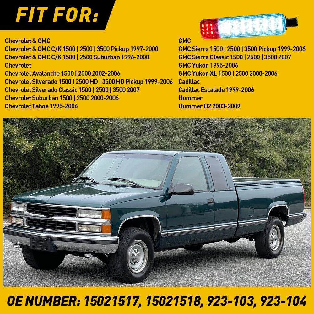 LED Interior Door Panel Lights Courtesy Lamp For Chevy Tahoe GMC Yukon 1995-06 A 6B93BC-57