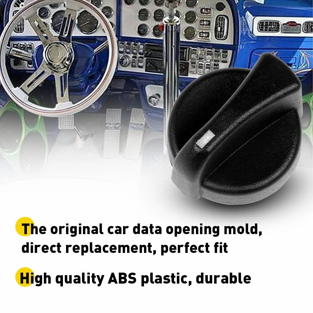 3pcs A/C Control Knob For Peterbilt 386 2006-2016, 389 2008-2021 41118 6B93BC-57