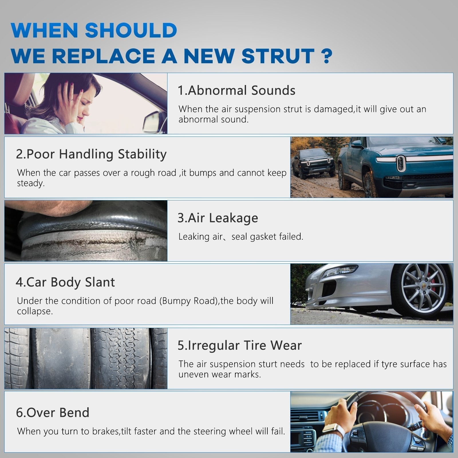 Front Air Suspension Shock Strut For Mercedes W220 S320 S430 S500 S600 S55 S65 6B93BC-57