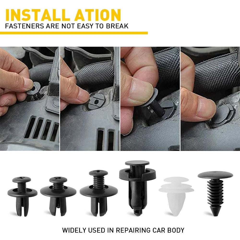 Accessories Trim Car Push Clip Pin Rivet Bumper Door Panel Retainer Fastener Kit 6B93BC-57