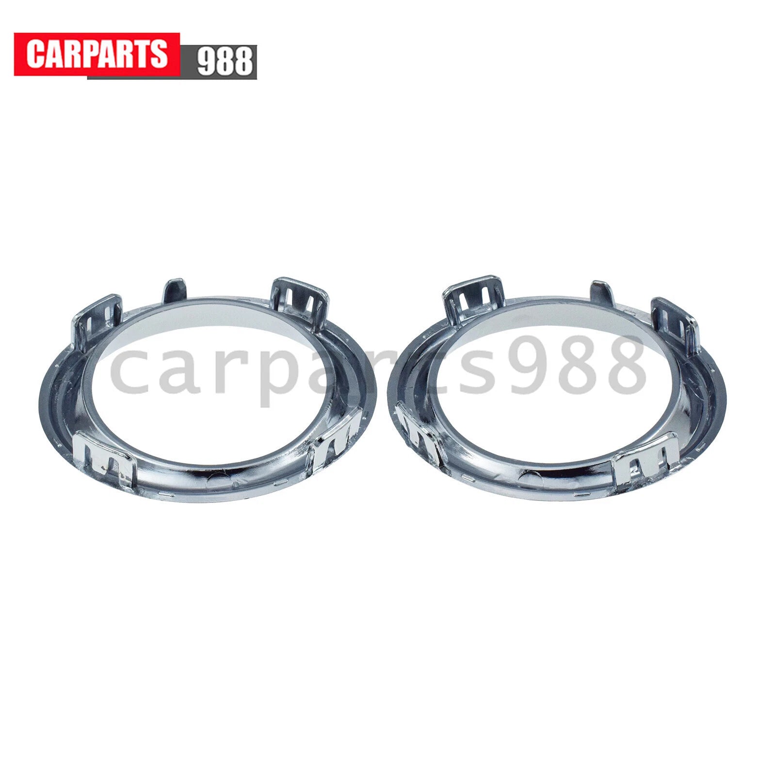 Front Left Right Chrome Fog Light Trim For 2014-2016 Mazda 3 MA1039125 MA1038125 6B93BC-57