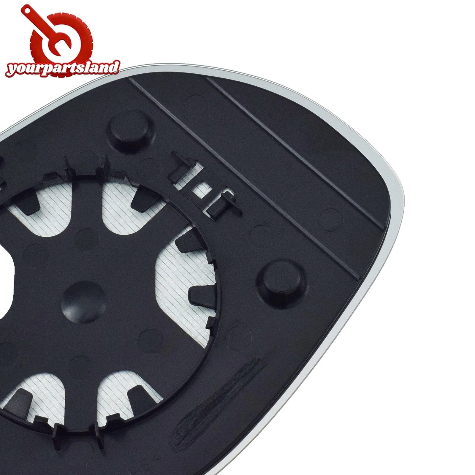 Left Driver LH Mirror Glass W/ Plate Heated for PORSCHE Cayenne 957 2008-2010 6B93BC-57