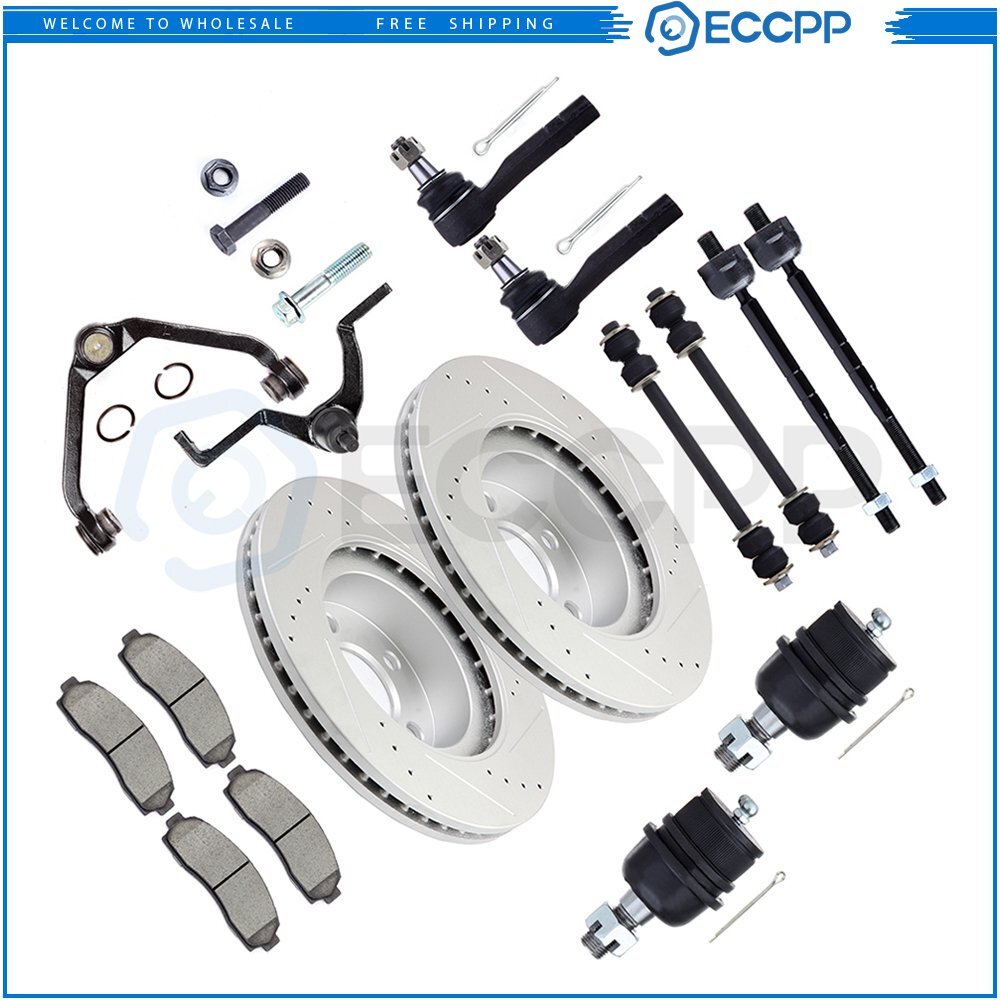 Front Upper Control Arm Suspension with Brake Rotor Pad For 2003-11 Ford Ranger KOEEP
