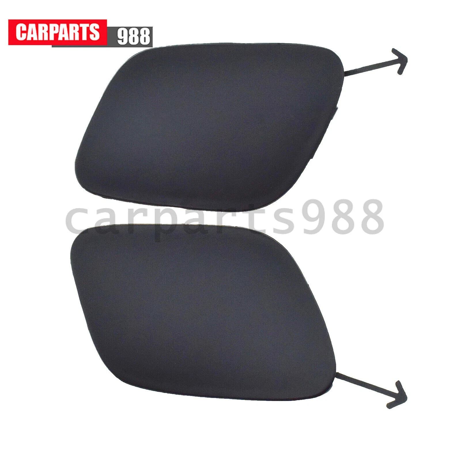 Left+Right Tow Hook Eye Cap For 2019-2021 Toyota Prius 52127-47911 52128-47910 6B93BC-57