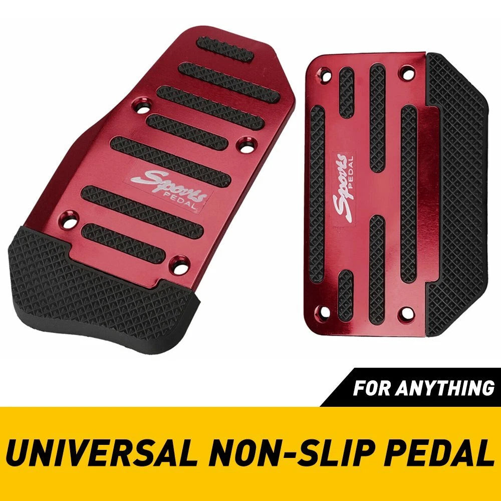 2X Universal Non-Slip Automatic Gas Brake Foot Pedal Pad Cover Car Accessories A 6B93BC-57