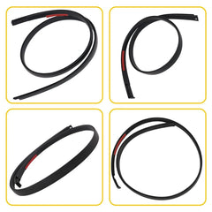 2X Right Left Roof Molding Drip Trim Black For 2007-2021 Toyota Tundra Crewmax 6B93BC-57