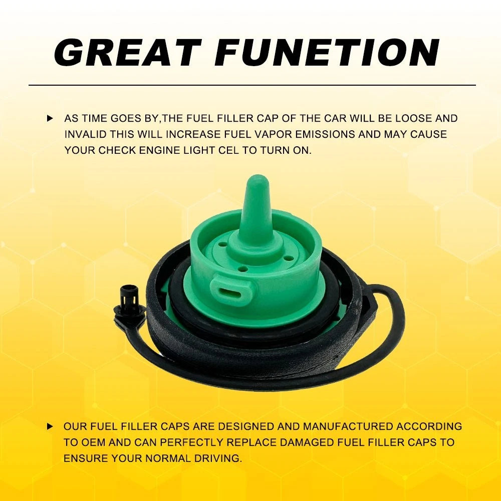 5C0201550T For Audi Vw Jetta Gti Golf Tiguan Fuel Tank Gas Cap Filler Cap US 6B93BC-57