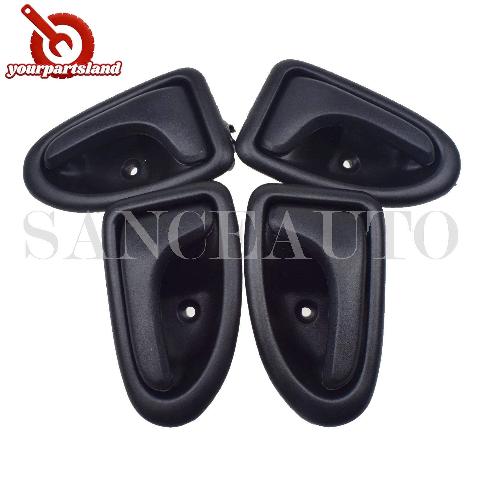 4PCS Left Right Inside Interior Door Handle for RENAULT CLIO SCENIC TRAFIC 6B93BC-57