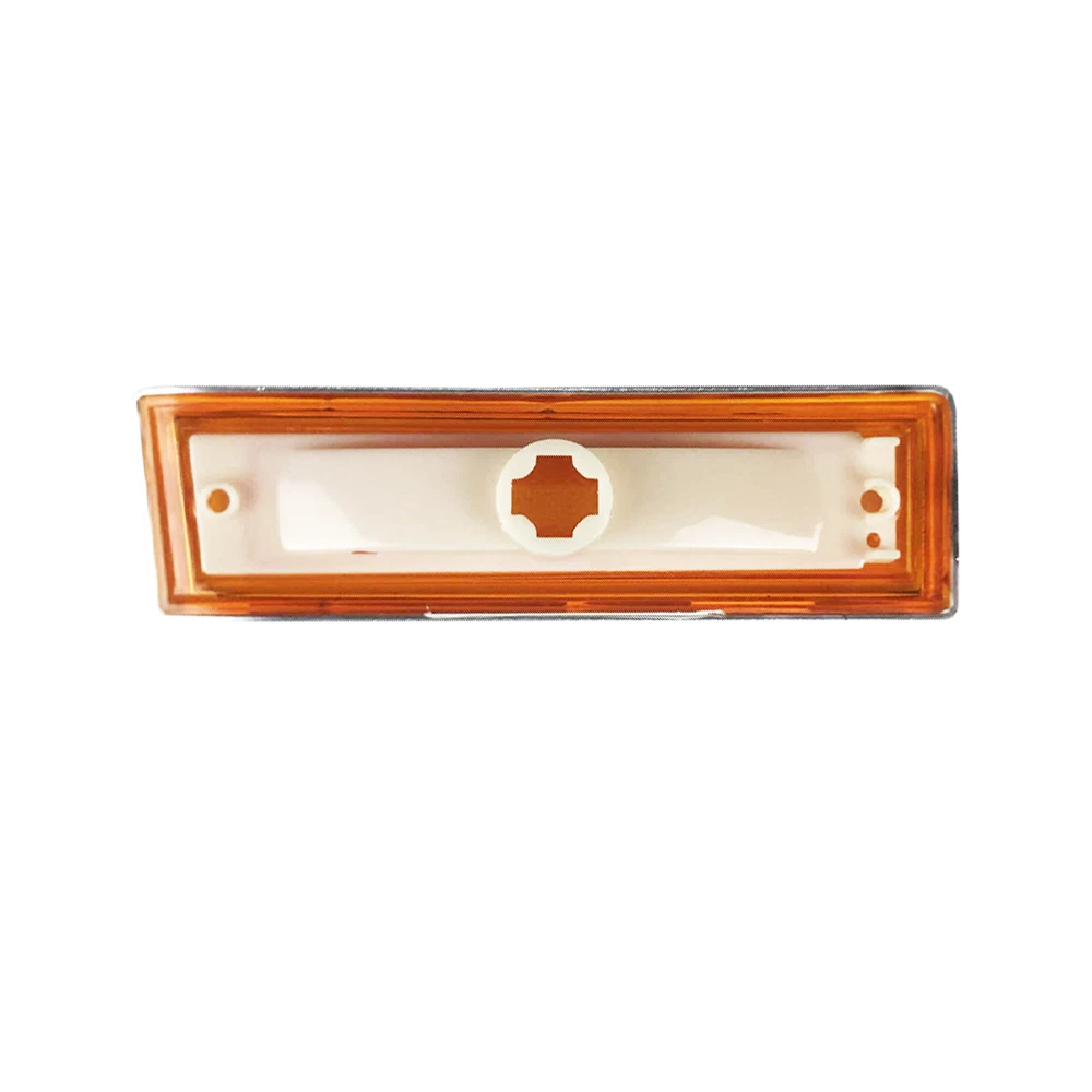 For 1981-91 Chevy GMC C/K Amber Front Bumper Side Marker Light Fender Lamp Shell 6B93BC-57