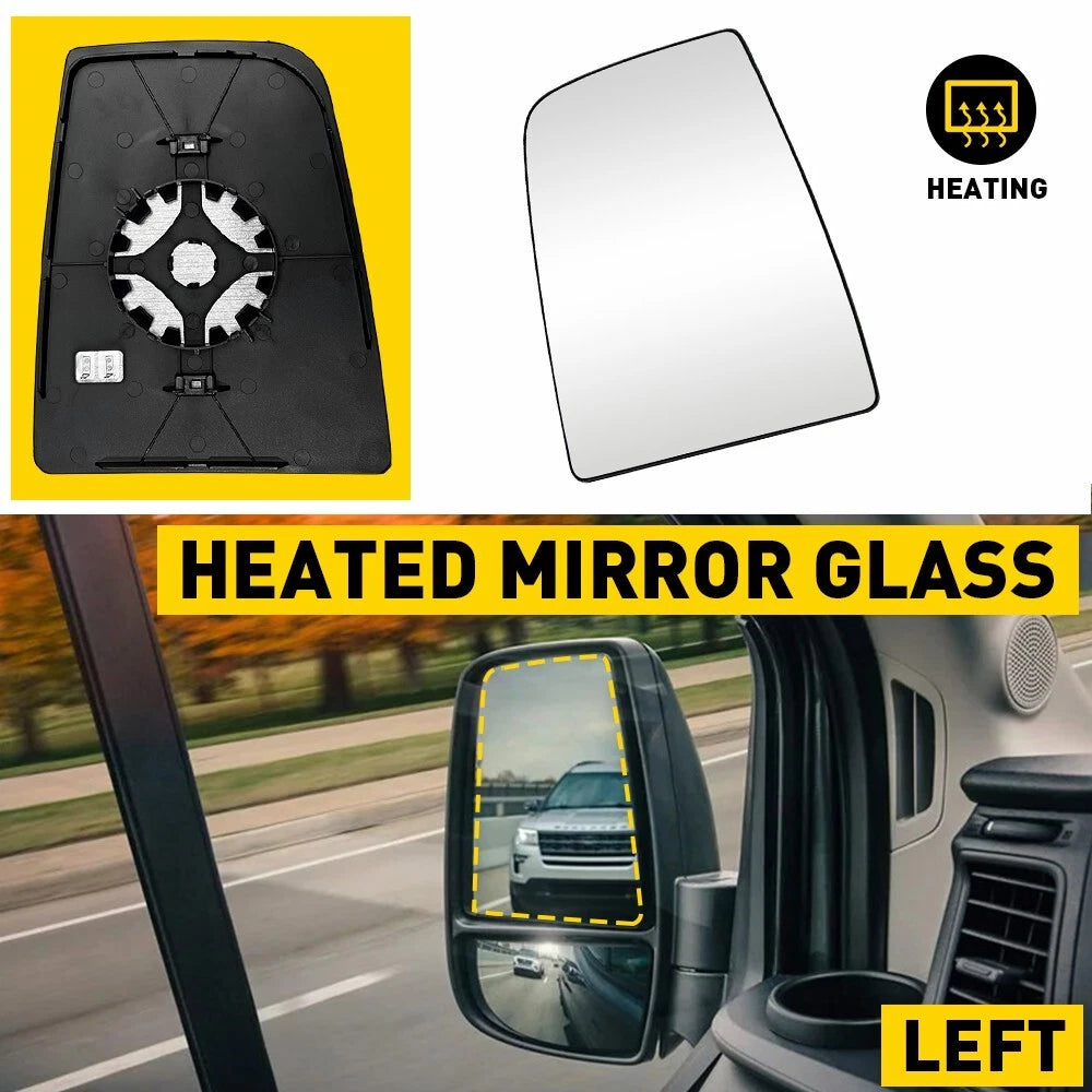 Mirror Glass Upper Driver Side Left LH for Ford Transit Van 150 250 350 6B93BC-57